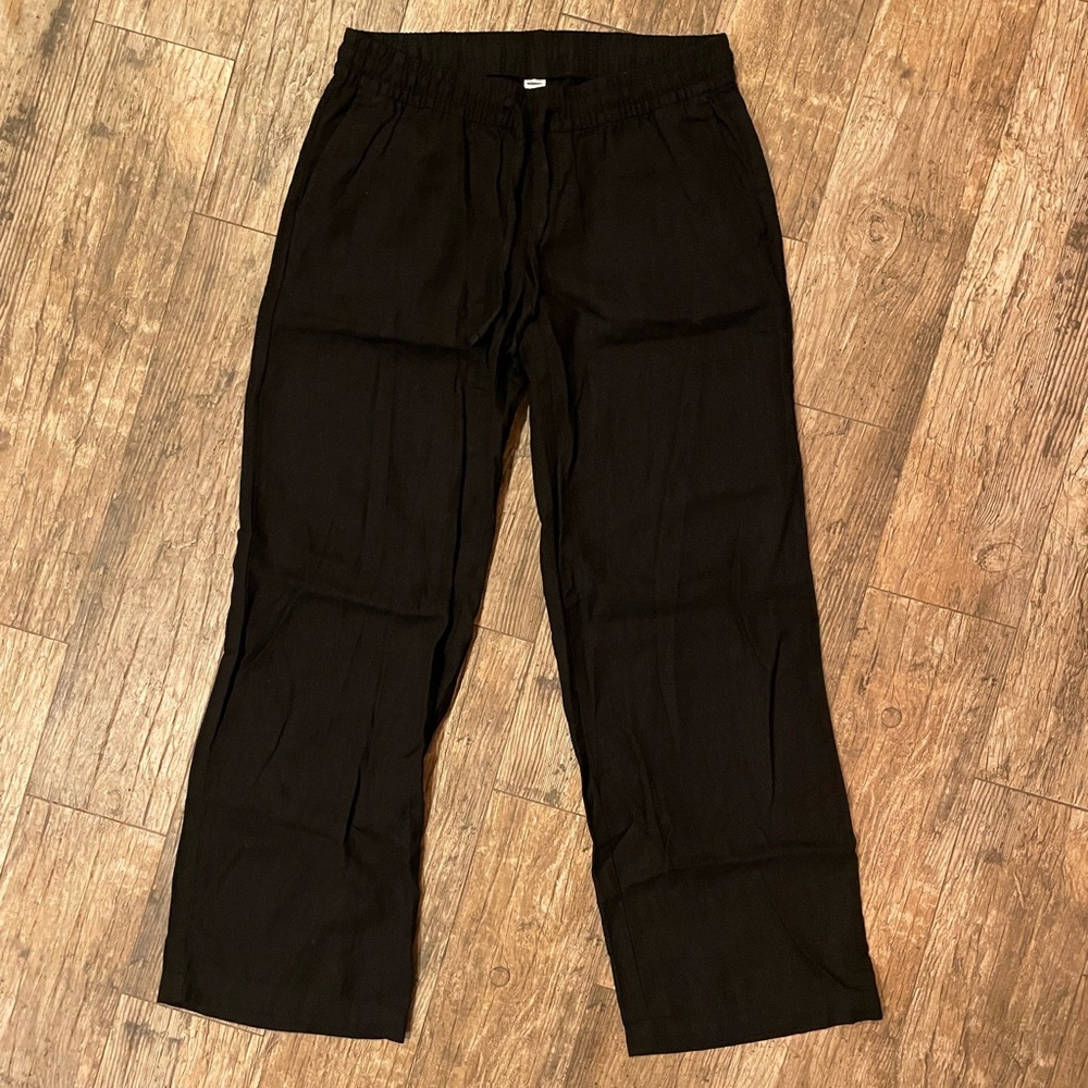 NWOT Old Navy Linen Wide Leg Pant. Linen Rayon blend. Size S
